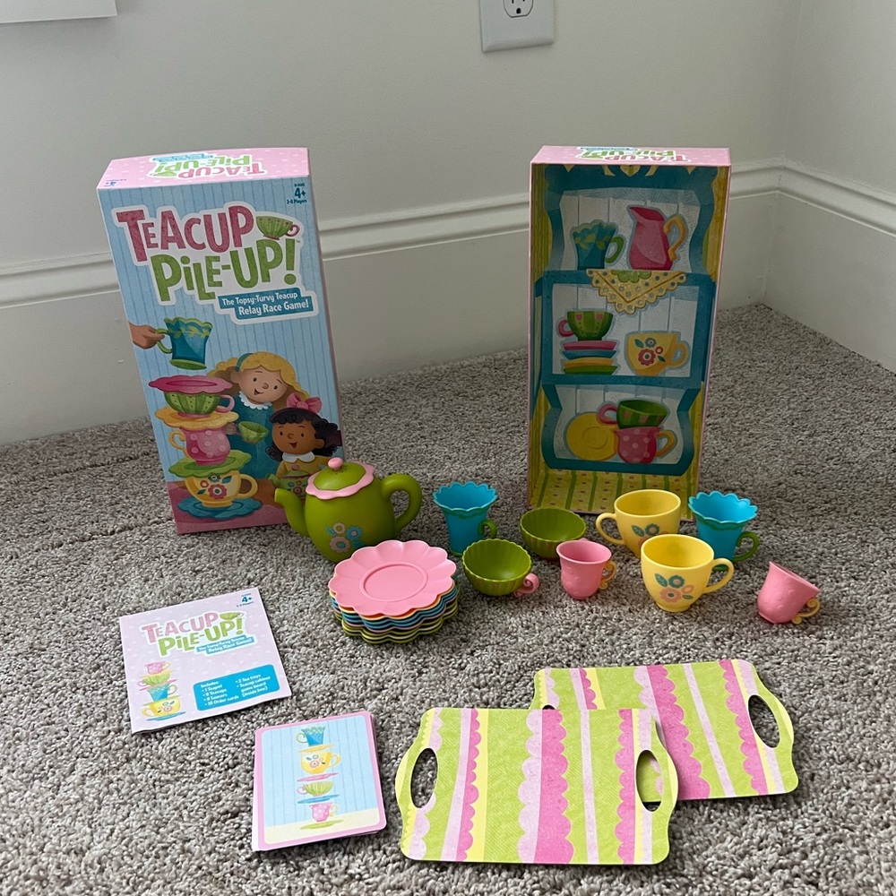 Tea Cup Pile Up game by Educational Insights